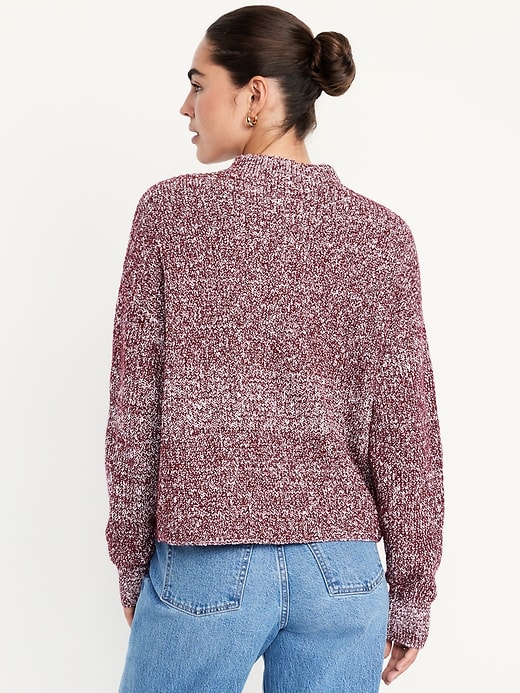 Image number 2 showing, SoSoft Cropped Mock-Neck Sweater