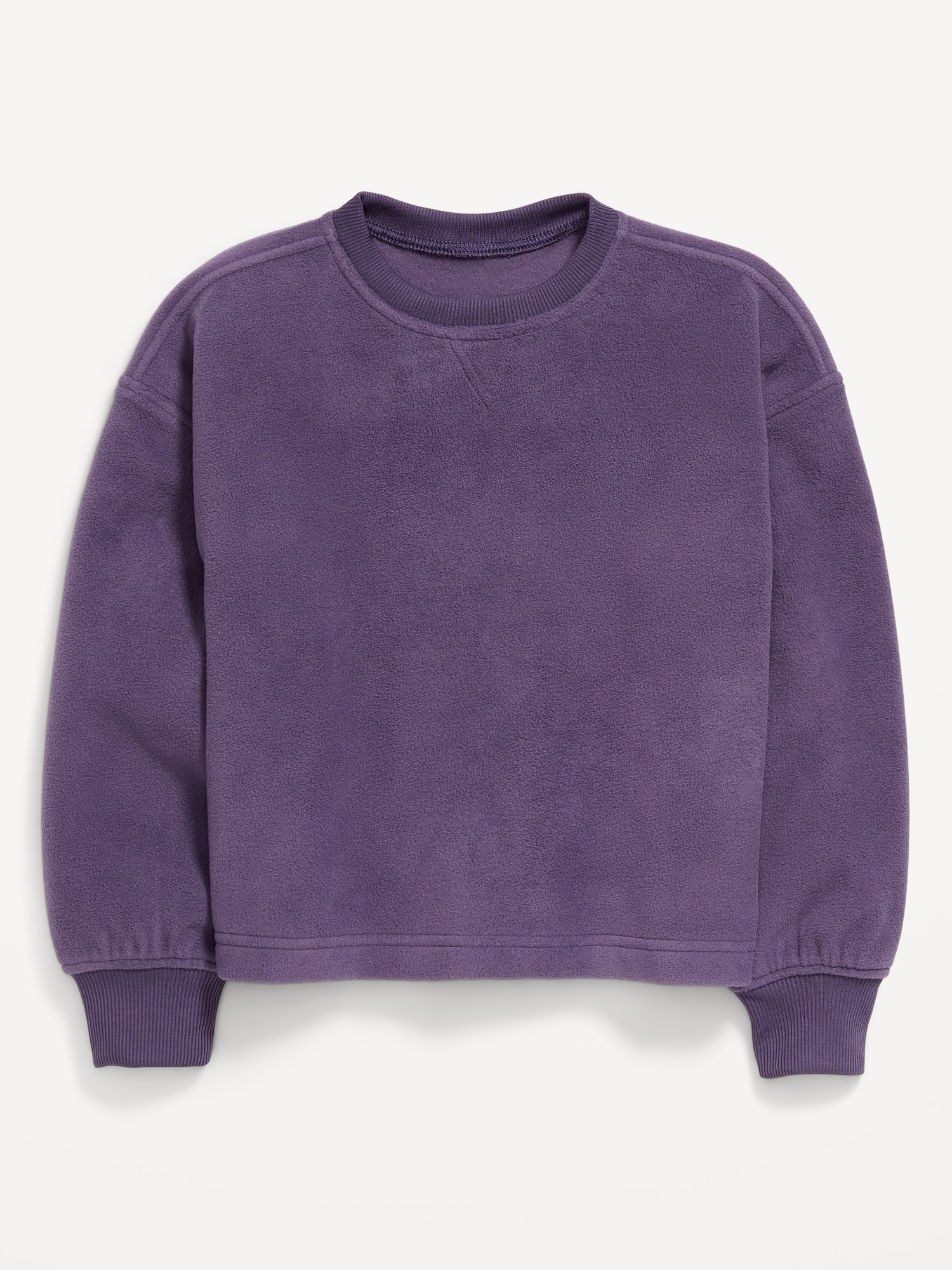 Long-Sleeve Microfleece Top for Girls