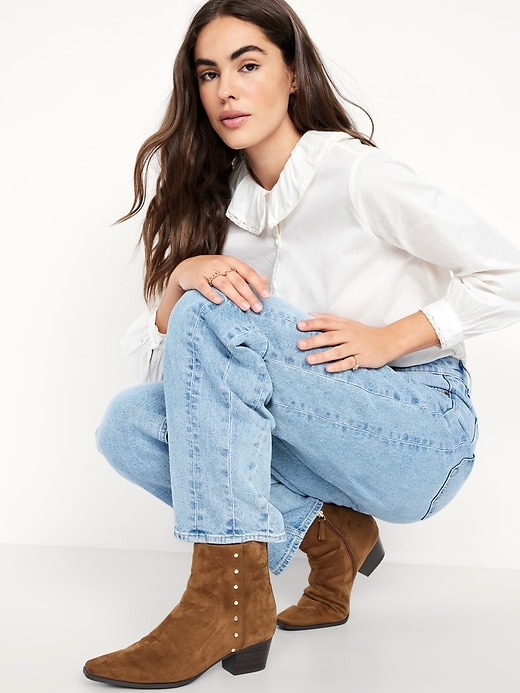Image number 2 showing, Low-Heel Booties for Women