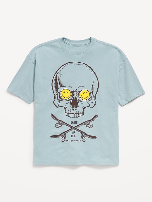 Image number 2 showing, Smiley World™ Oversized Graphic T-Shirt for Boys