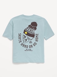 Image number 3 showing, Smiley World™ Oversized Graphic T-Shirt for Boys