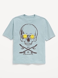 Image number 2 showing, Smiley World™ Oversized Graphic T-Shirt for Boys