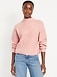 SoSoft Cropped Mock-Neck Cable Sweater - image 5