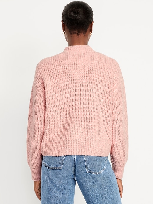 Image number 2 showing, SoSoft Cropped Mock-Neck Sweater