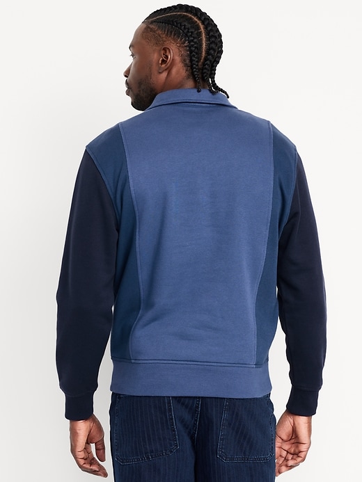 Image number 2 showing, Rotation Fleece Color-Block Polo