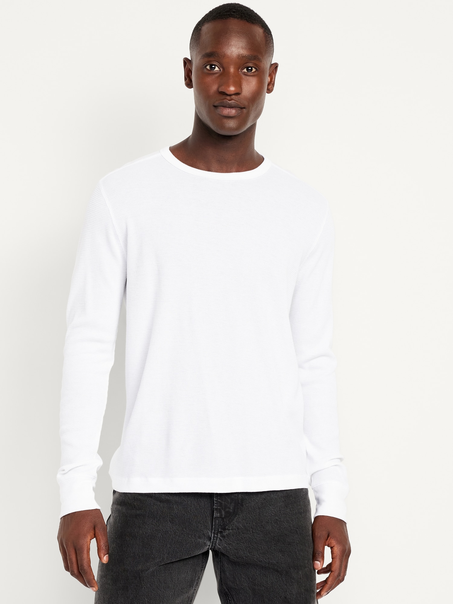 Waffle-Knit T-Shirt