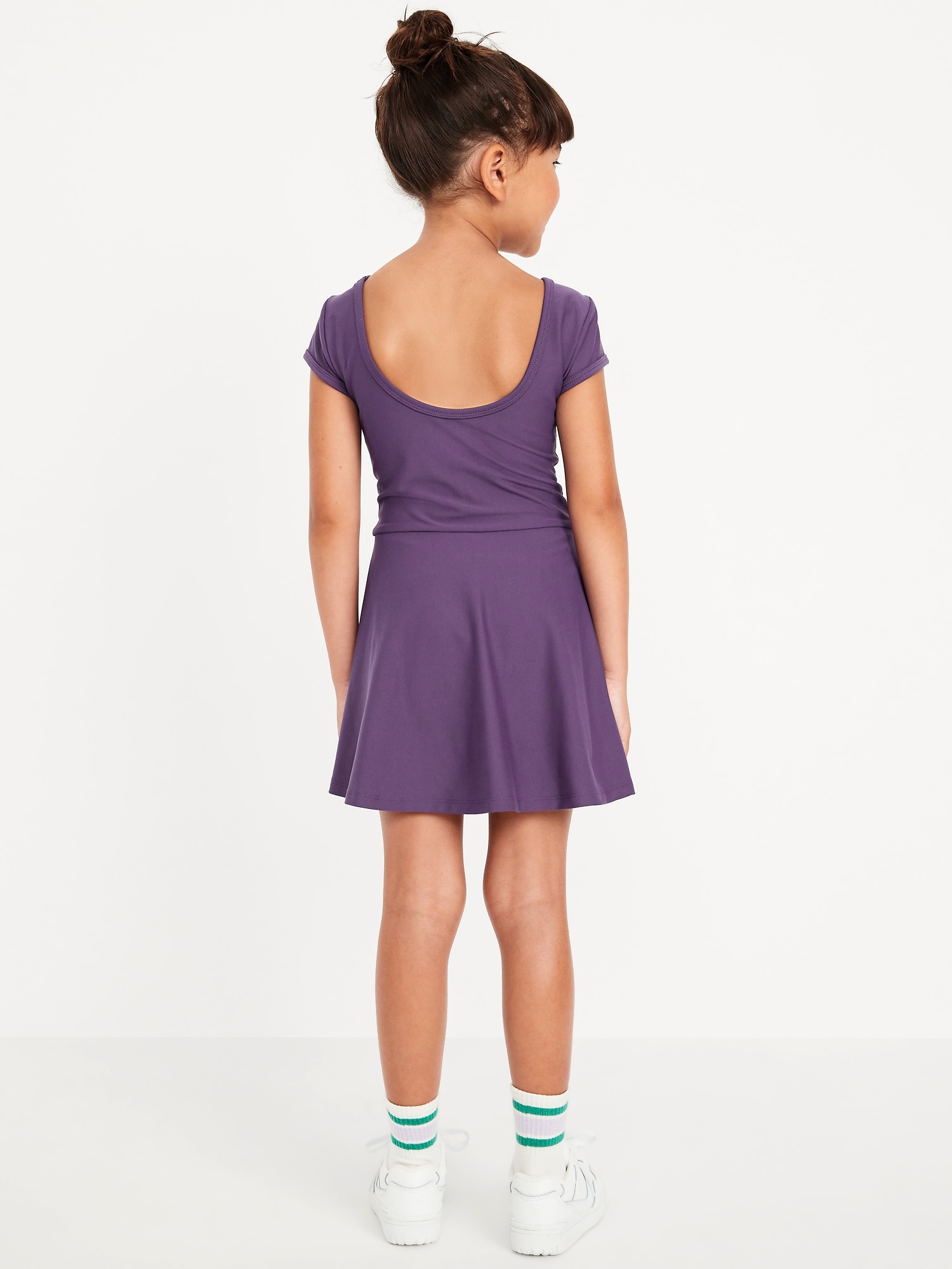 PowerSoft Short-Sleeve Athletic Dress for Girls