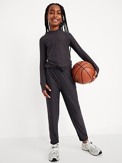 CloudMotion Side-Ruched Performance Hoodie for Girls