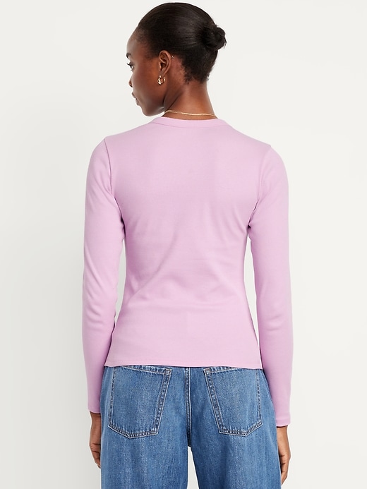 Image number 2 showing, Snug Long-Sleeve Crew-Neck T-Shirt