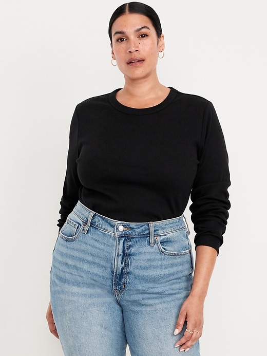 Image number 6 showing, Snug Long-Sleeve Crew-Neck T-Shirt