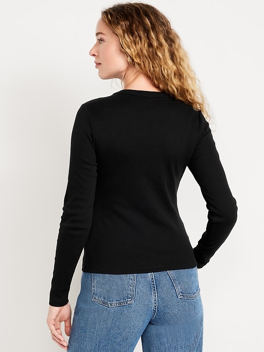 Image number 2 showing, Snug Long-Sleeve Crew-Neck T-Shirt