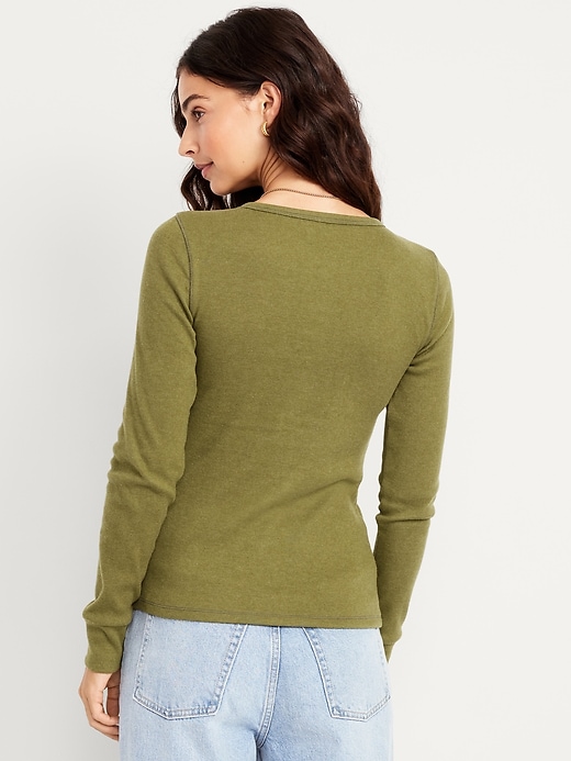 Image number 2 showing, Cozy Snug Crew-Neck Henley