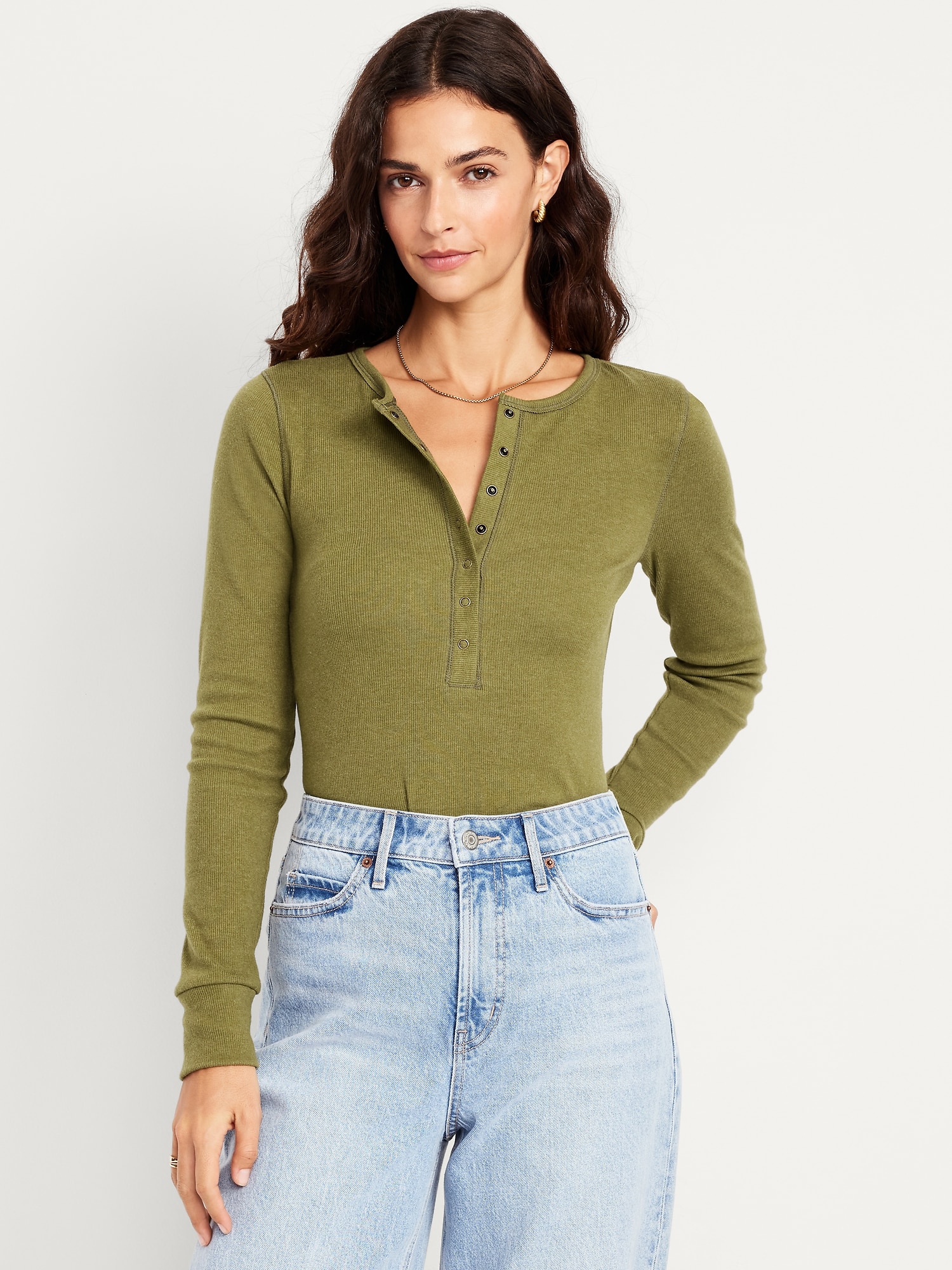 Cozy Snug Crew-Neck Henley