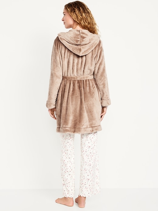 Image number 2 showing, Cozy Terry Hooded Robe