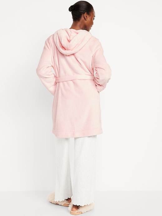 Image number 2 showing, Cozy Terry Hooded Robe