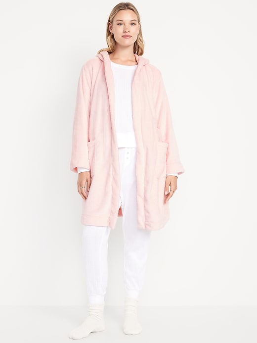 Image number 5 showing, Cozy Terry Hooded Robe