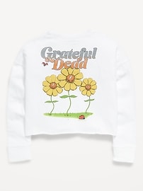 Image number 2 showing, Grateful Dead™ Long-Sleeve Cropped T-Shirt for Girls