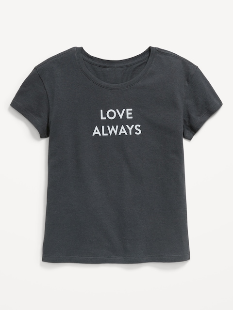 Short-Sleeve Graphic T-Shirt for Girls - Panther