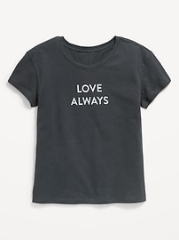 Image number 1 showing, Short-Sleeve Graphic T-Shirt for Girls