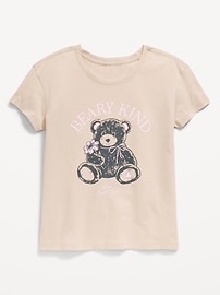 Image number 1 showing, Short-Sleeve Graphic T-Shirt for Girls