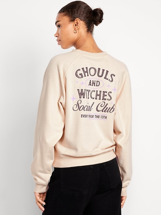 Image number 2 showing, SoComfy Oversized Graphic Raglan Sweatshirt