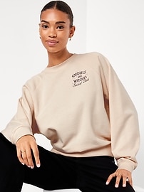 Image number 3 showing, SoComfy Oversized Graphic Raglan Sweatshirt