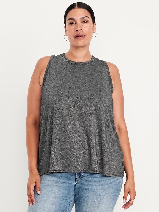 Image number 5 showing, Luxe High-Neck Shine Top
