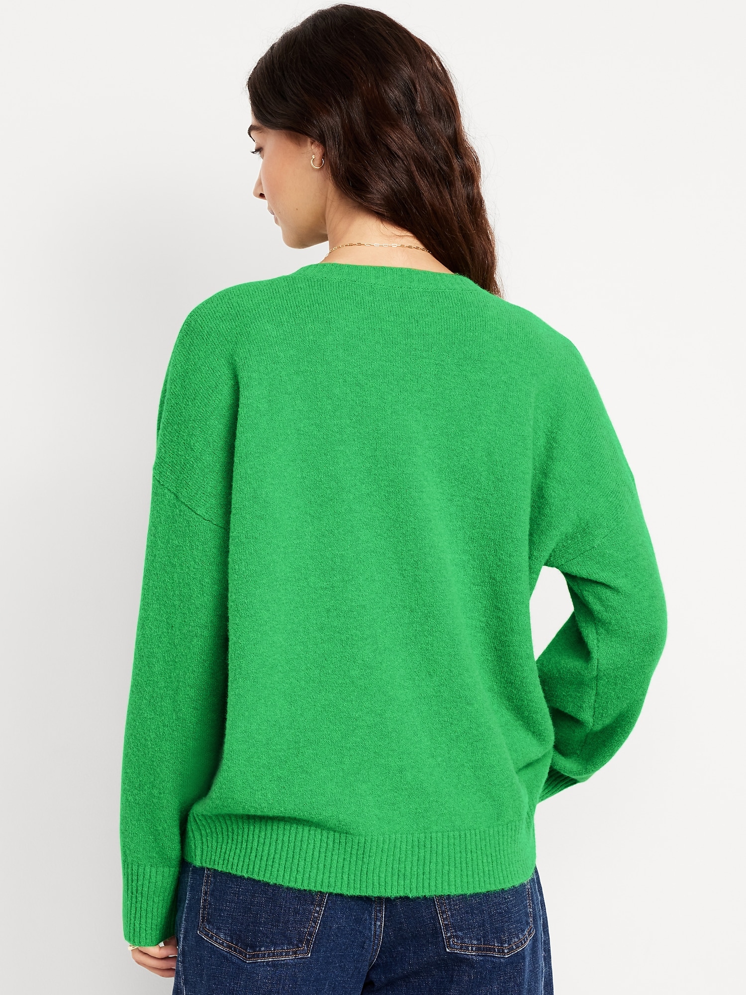 Wool-Blend Crew-Neck Sweater