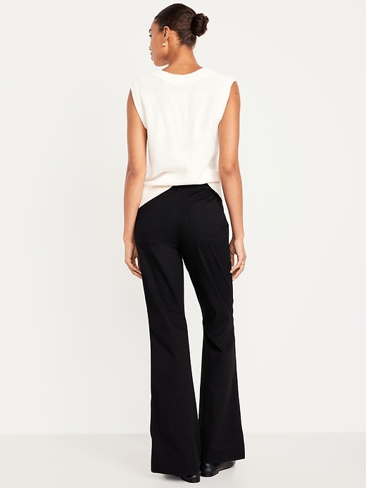 Image number 3 showing, Mid-Rise Flare Pants
