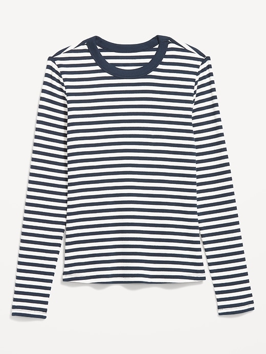 Image number 4 showing, Snug Long-Sleeve Crew-Neck T-Shirt