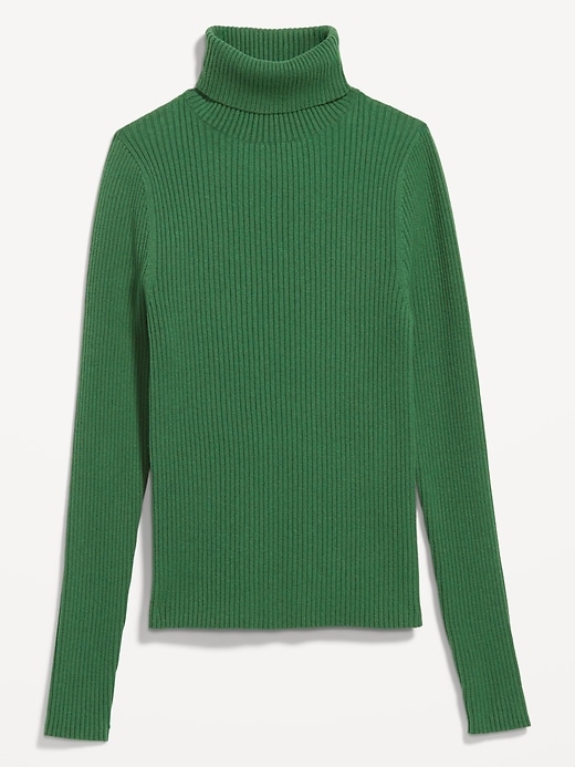 Image number 4 showing, SoSoft Lite Rib Turtleneck Sweater