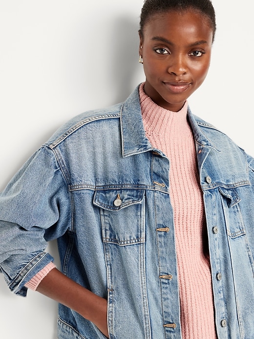 Image number 3 showing, SoSoft Cropped Mock-Neck Sweater