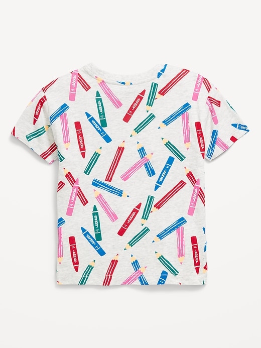 Image number 2 showing, Printed Short-Sleeve T-Shirt for Toddler Girls