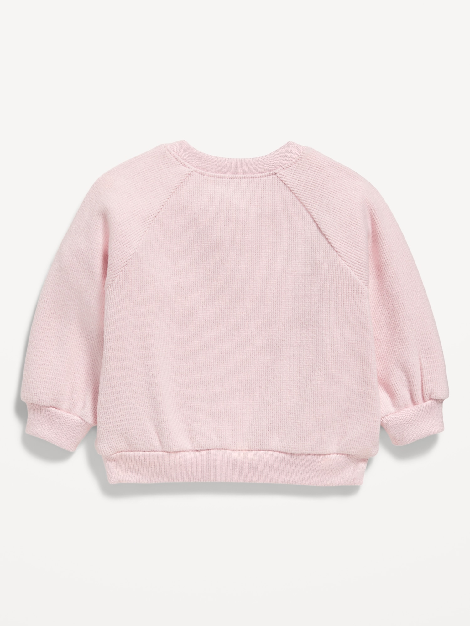 Cozy Long-Sleeve Henley Thermal-Knit Sweatshirt for Baby