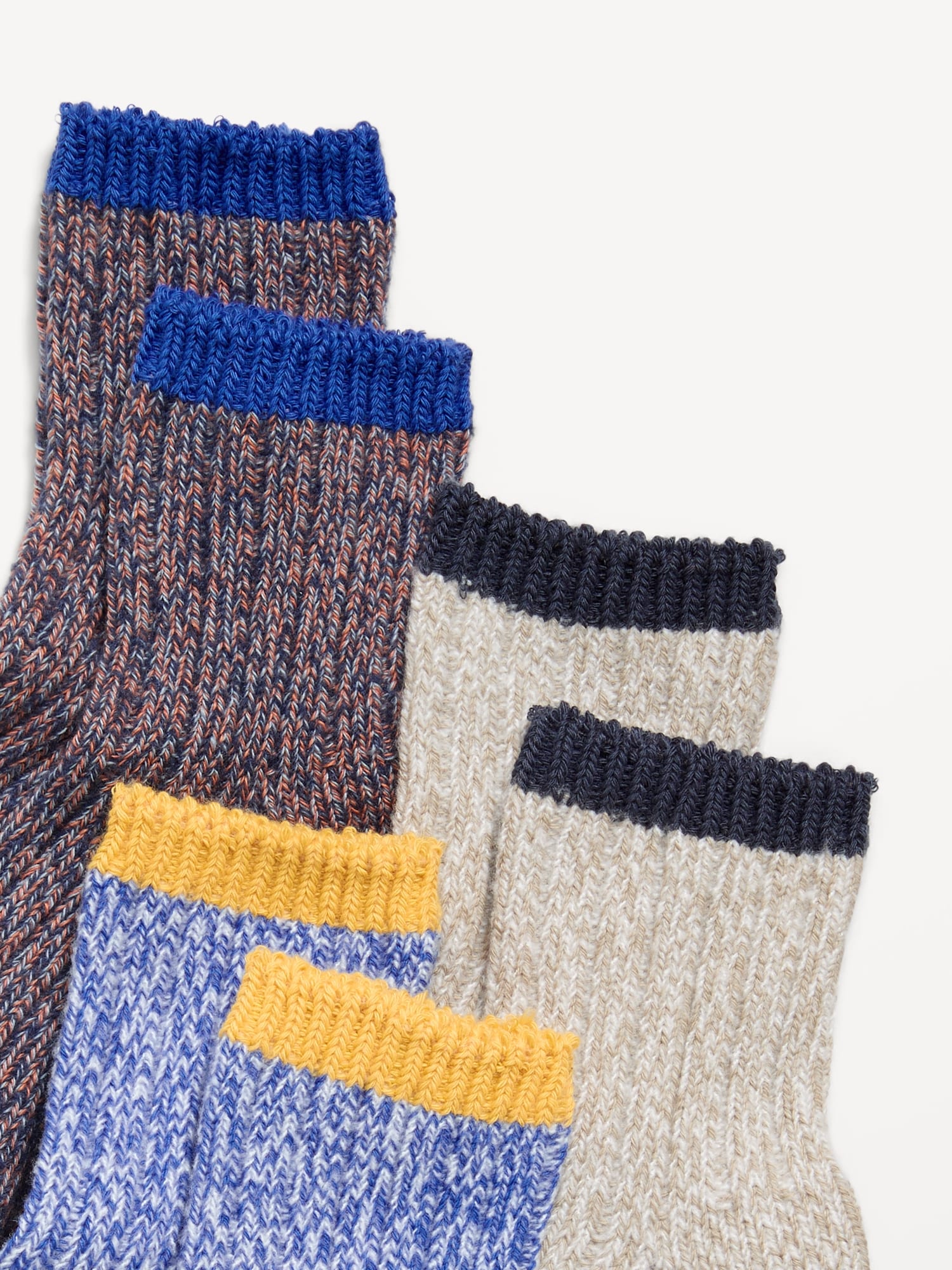 Marled Boot Socks 3-Pack for Toddler & Baby