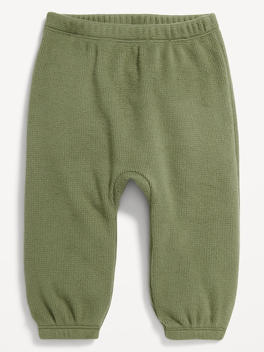 Image number 1 showing, Pull-On Cozy Thermal-Knit Jogger Pants for Baby