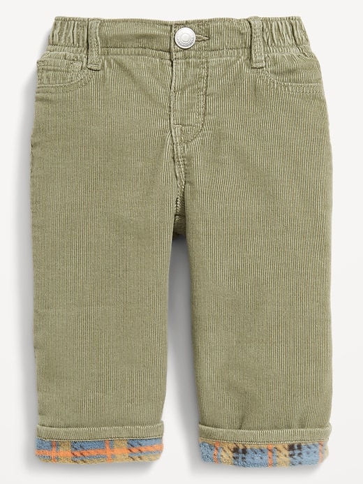 Image number 1 showing, Baggy Straight-Leg Corduroy Pants for Baby