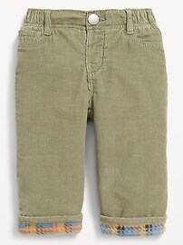 Image number 1 showing, Baggy Straight-Leg Corduroy Pants for Baby