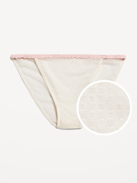 Image number 1 showing, Mesh String Bikini Underwear
