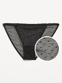 Image number 1 showing, Mesh String Bikini Underwear
