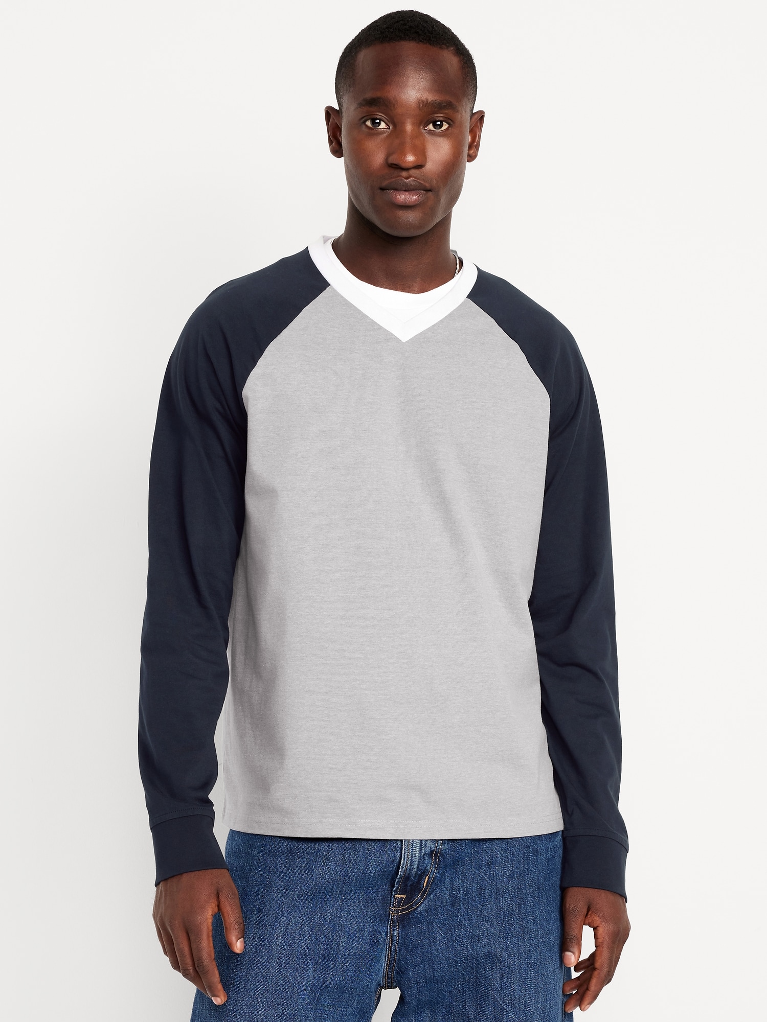 Heavyweight V-Neck Raglan T-Shirt
