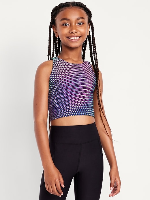 Image number 1 showing, PowerSoft Longline Sports Bra for Girls