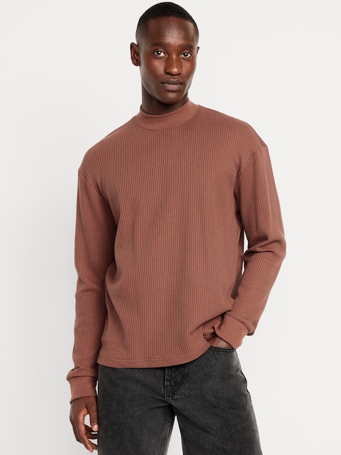 Heavyweight Long-Sleeve Waffle T-Shirt - Trident Maple