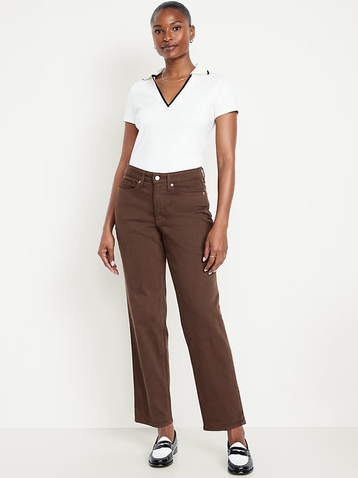 Image number 1 showing, Curvy High-Waisted OG Loose Jeans