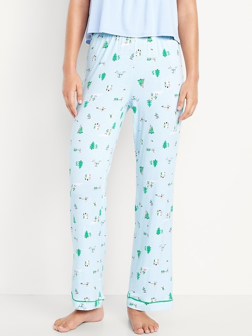 Image number 1 showing, Sunday Sleep Knit Jersey Pant