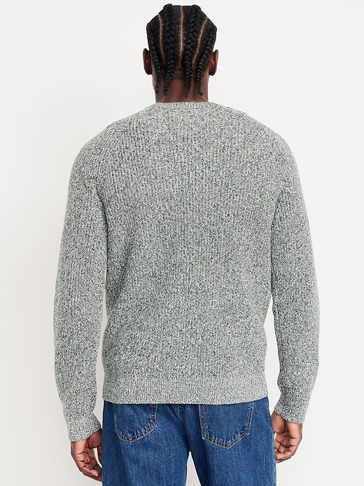 Image number 2 showing, Crew-Neck Shaker-Stitch Sweater