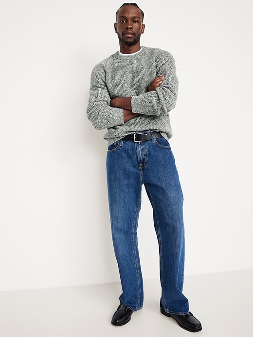 Image number 3 showing, Crew-Neck Shaker-Stitch Sweater
