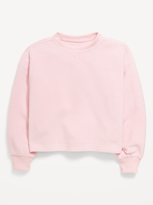 Image number 2 showing, Long-Sleeve Microfleece Top for Girls