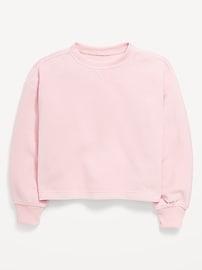 Image number 2 showing, Long-Sleeve Microfleece Top for Girls