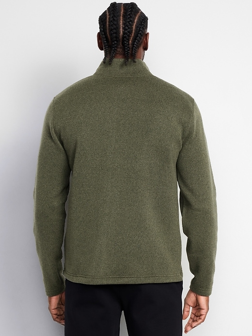 Image number 2 showing, Sweater-Knit Fleece Quarter-Zip Pullover